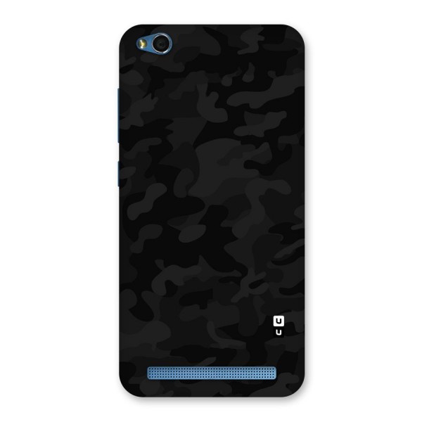 Black Camouflage Back Case for Redmi 5A