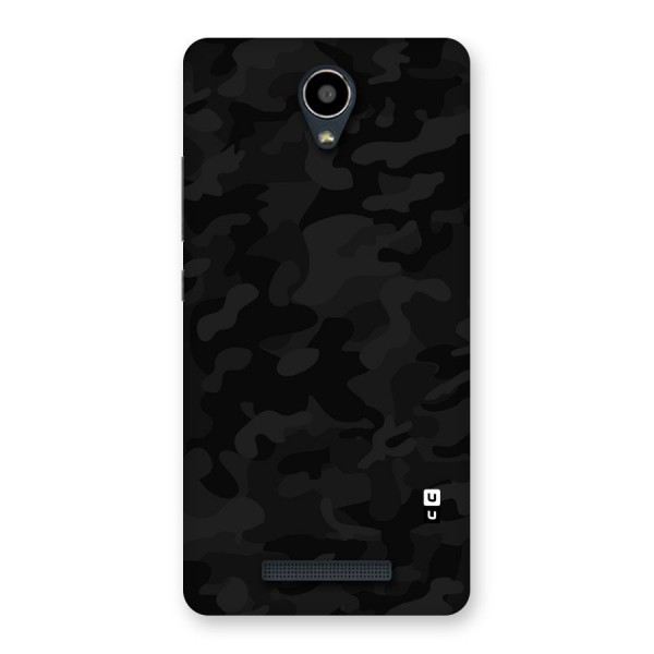 Black Camouflage Back Case for Redmi Note 2