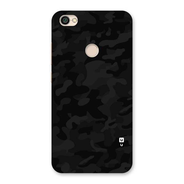 Black Camouflage Back Case for Redmi Y1 2017