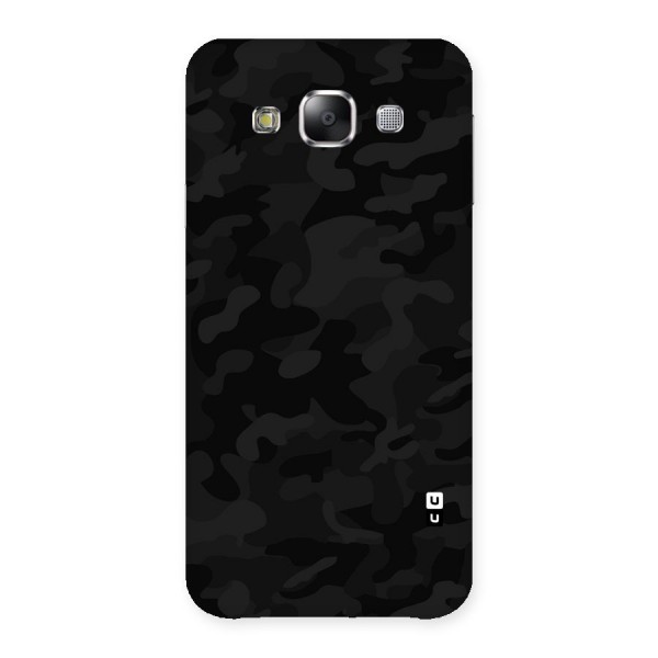 Black Camouflage Back Case for Samsung Galaxy E5