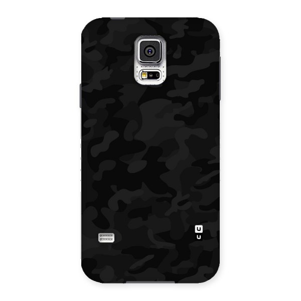 Black Camouflage Back Case for Samsung Galaxy S5
