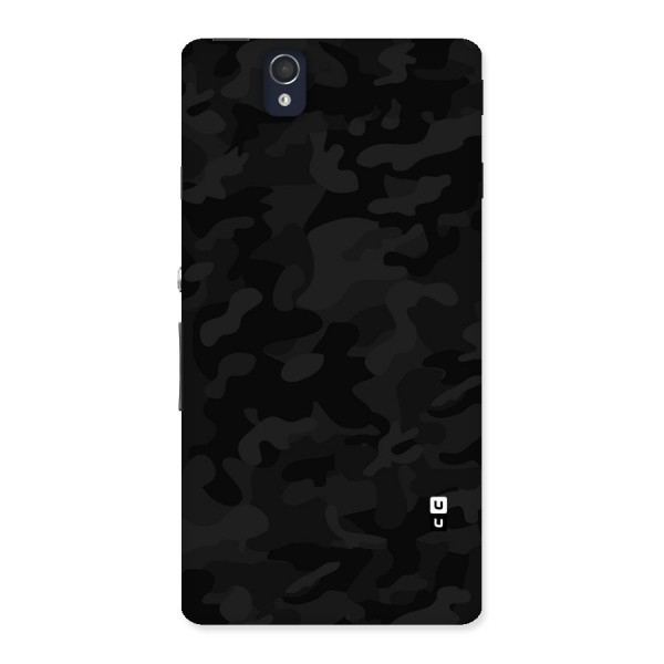 Black Camouflage Back Case for Sony Xperia Z