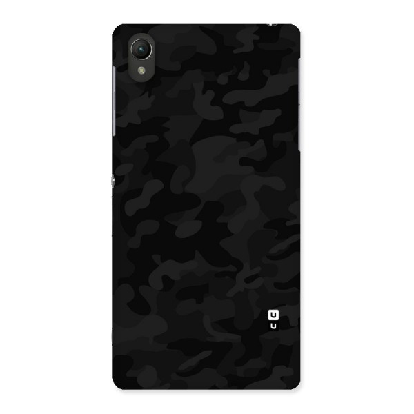 Black Camouflage Back Case for Sony Xperia Z2