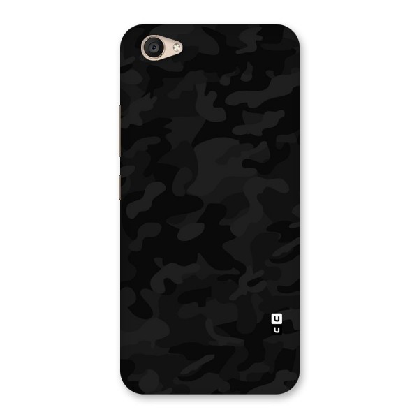 Black Camouflage Back Case for Vivo V5 Plus