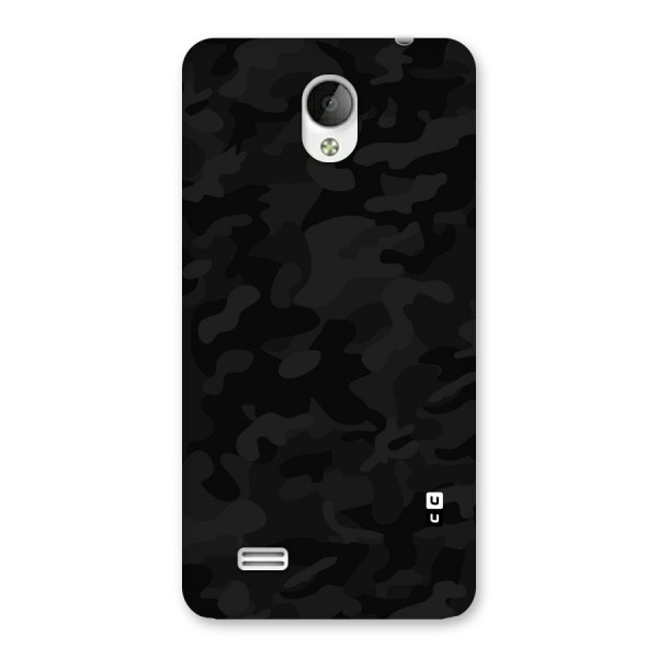 Black Camouflage Back Case for Vivo Y21