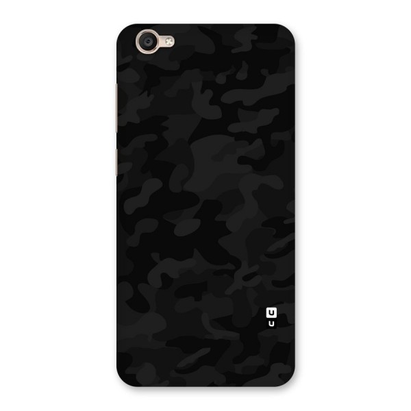 Black Camouflage Back Case for Vivo Y55