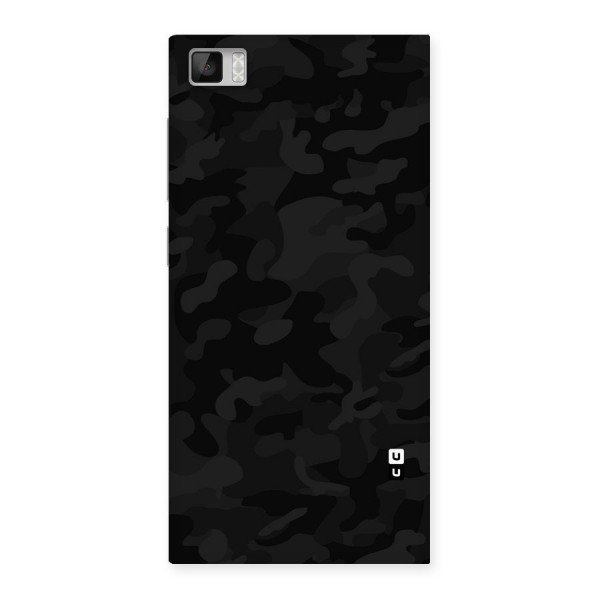 Black Camouflage Back Case for Xiaomi Mi3
