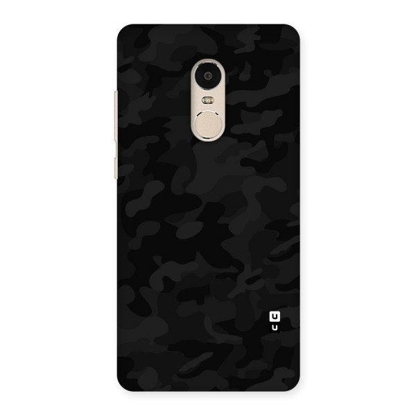 Black Camouflage Back Case for Xiaomi Redmi Note 4