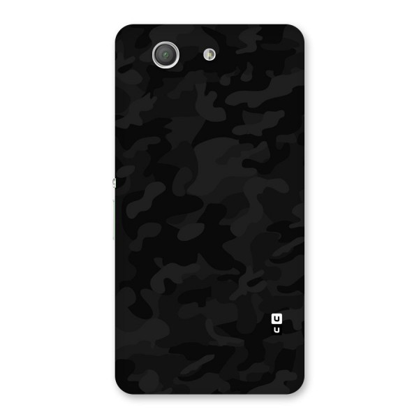 Black Camouflage Back Case for Xperia Z3 Compact