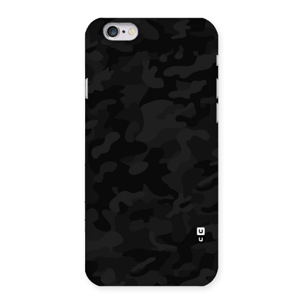 Black Camouflage Back Case for iPhone 6 6S
