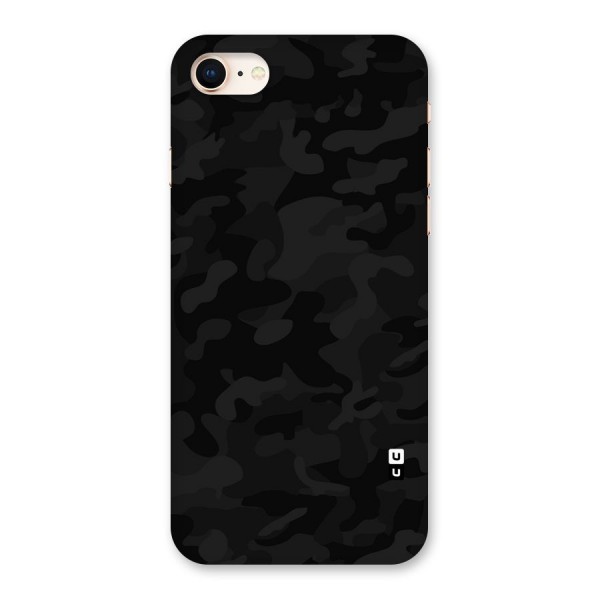 Black Camouflage Back Case for iPhone 8