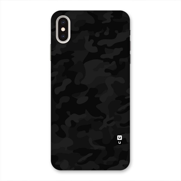 Black Camouflage Back Case for iPhone XS Max