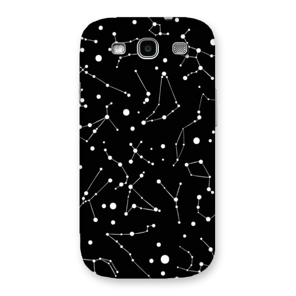 Black Constellation Pattern Back Case for Galaxy S3