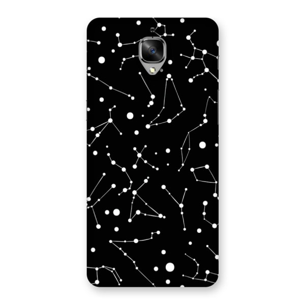 Black Constellation Pattern Back Case for OnePlus 3T