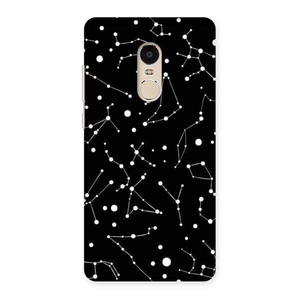 Black Constellation Pattern Back Case for Xiaomi Redmi Note 4