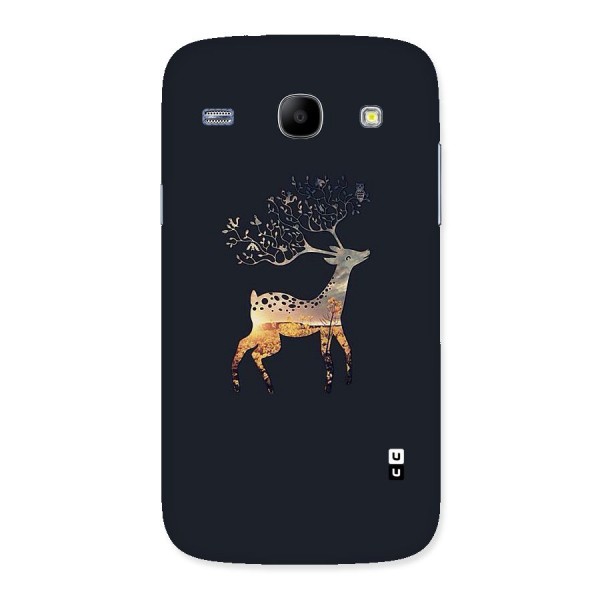 Black Deer Back Case for Galaxy Core