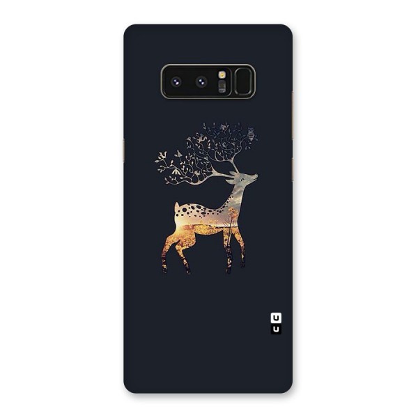 Black Deer Back Case for Galaxy Note 8