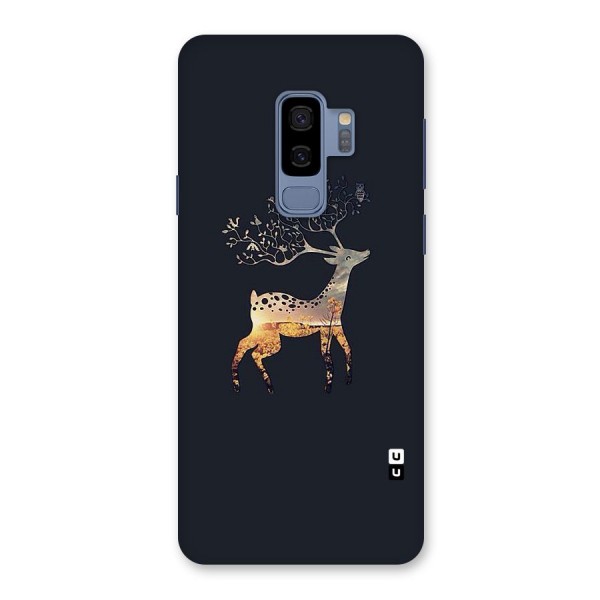 Black Deer Back Case for Galaxy S9 Plus