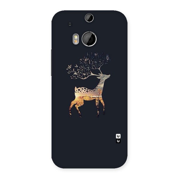 Black Deer Back Case for HTC One M8