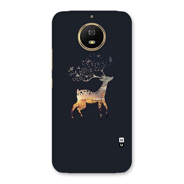 Black Deer Back Case for Moto G5s