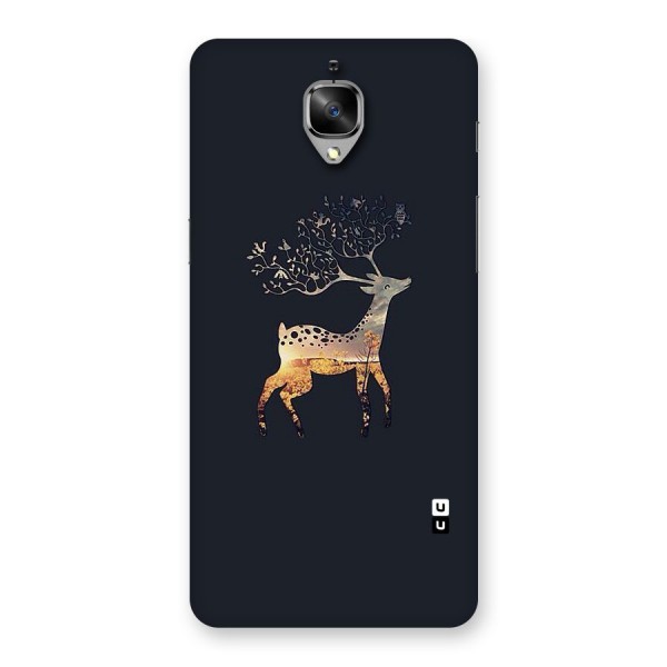 Black Deer Back Case for OnePlus 3T