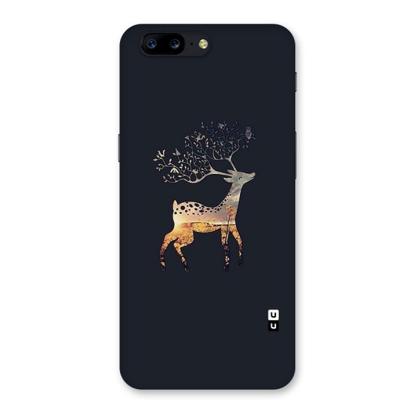 Black Deer Back Case for OnePlus 5