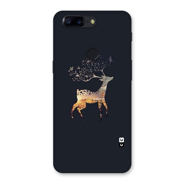 Black Deer Back Case for OnePlus 5T