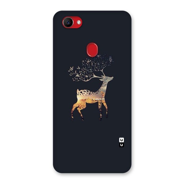 Black Deer Back Case for Oppo F7