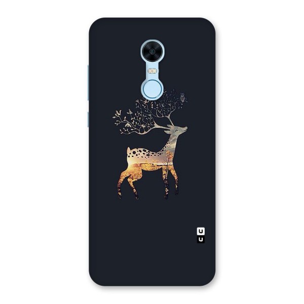 Black Deer Back Case for Redmi Note 5