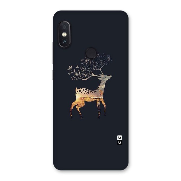 Black Deer Back Case for Redmi Note 5 Pro