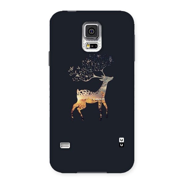Black Deer Back Case for Samsung Galaxy S5