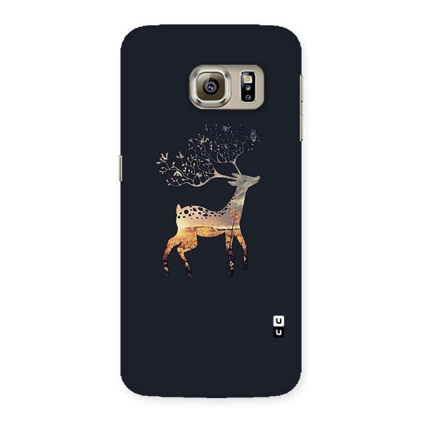 Black Deer Back Case for Samsung Galaxy S6 Edge