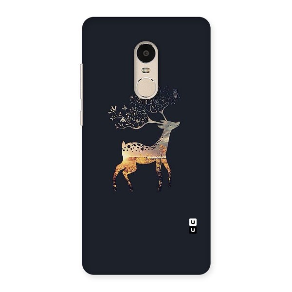 Black Deer Back Case for Xiaomi Redmi Note 4