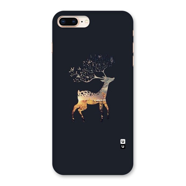Black Deer Back Case for iPhone 8 Plus