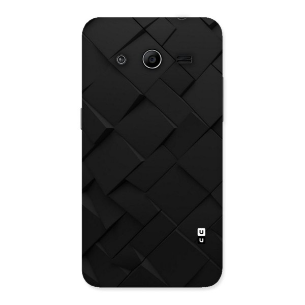 Black Elegant Design Back Case for Galaxy Core 2