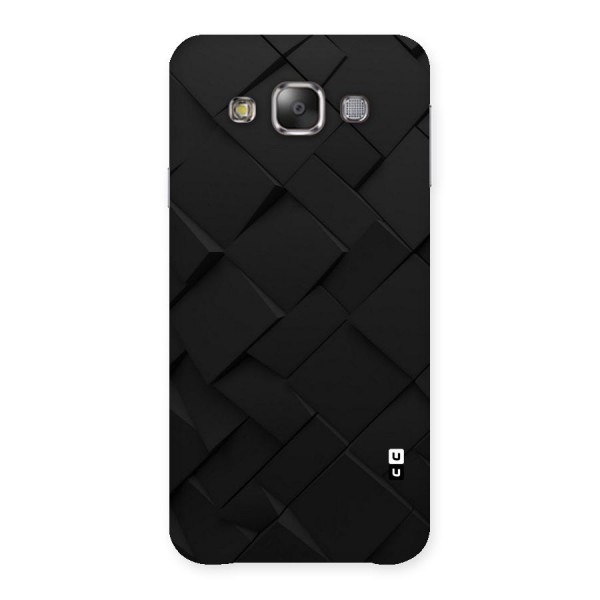 Black Elegant Design Back Case for Galaxy E7