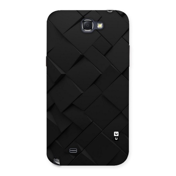 Black Elegant Design Back Case for Galaxy Note 2
