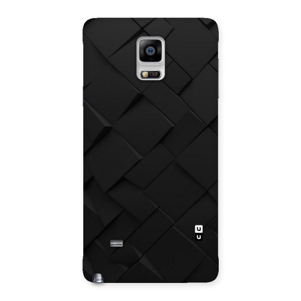Black Elegant Design Back Case for Galaxy Note 4