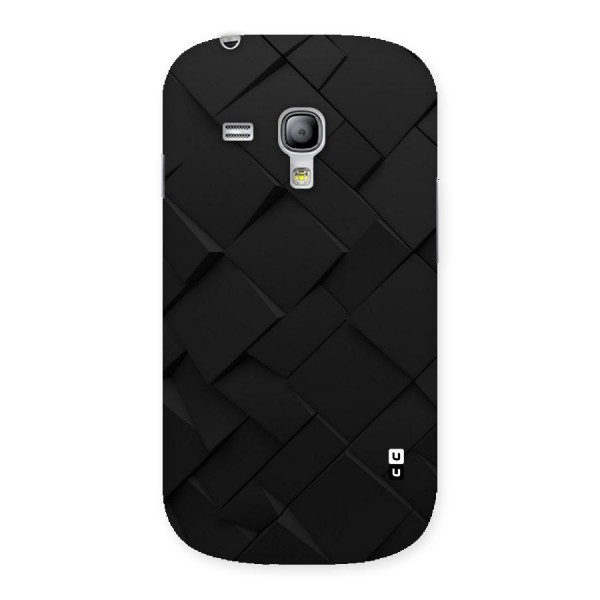 Black Elegant Design Back Case for Galaxy S3 Mini
