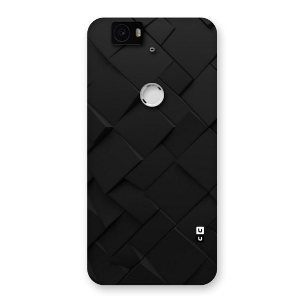 Black Elegant Design Back Case for Google Nexus-6P