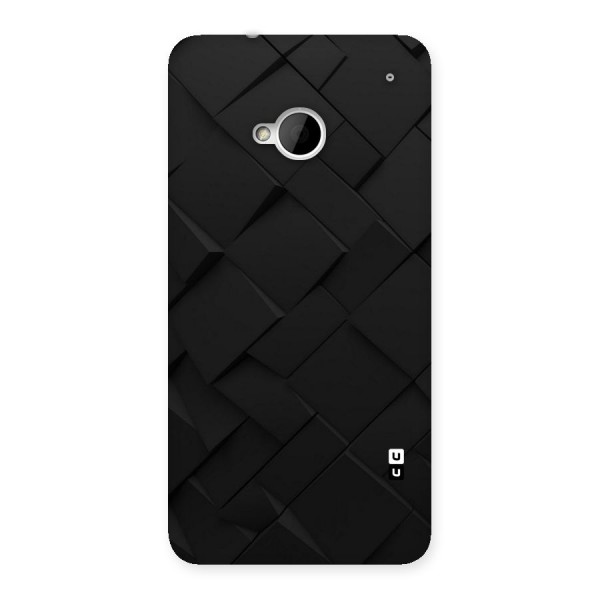 Black Elegant Design Back Case for HTC One M7