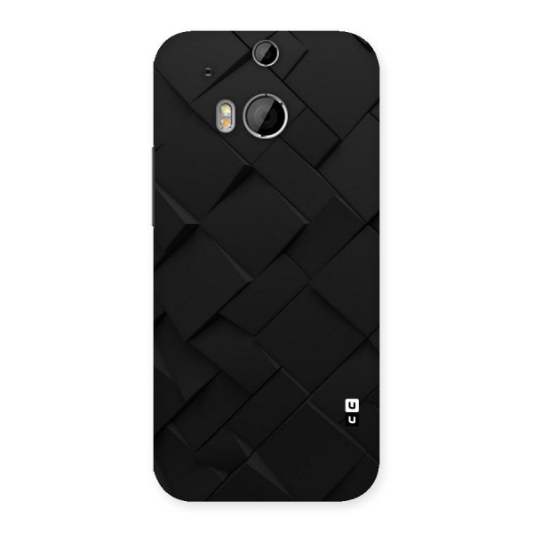 Black Elegant Design Back Case for HTC One M8