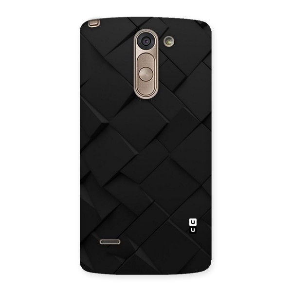 Black Elegant Design Back Case for LG G3 Stylus