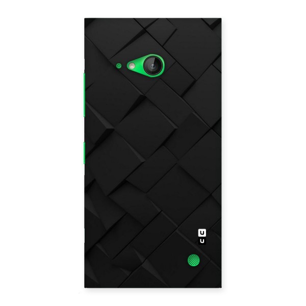 Black Elegant Design Back Case for Lumia 730