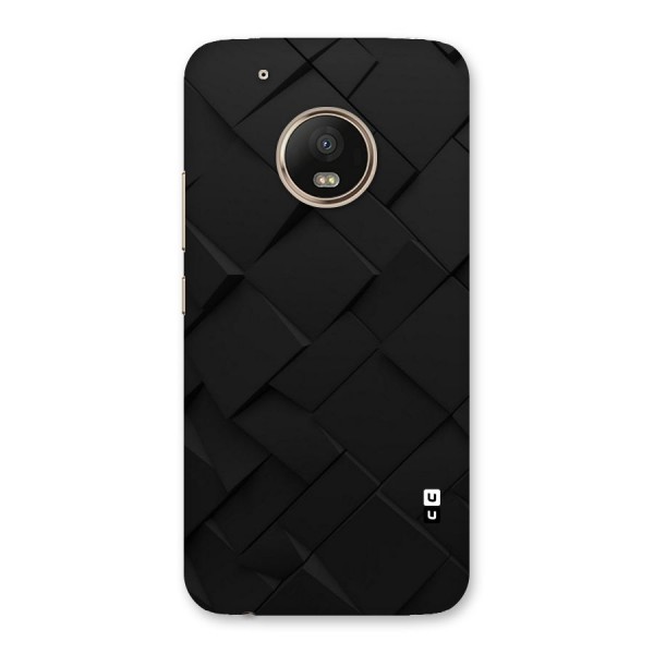 Black Elegant Design Back Case for Moto G5 Plus