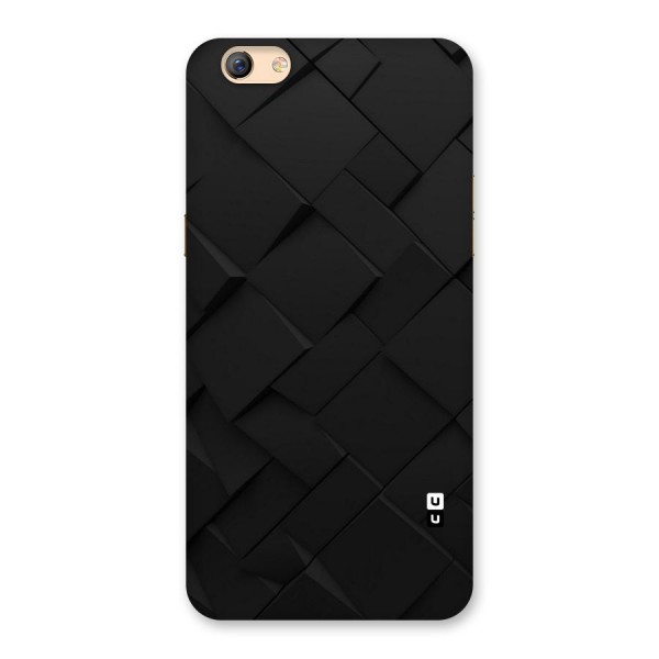 Black Elegant Design Back Case for Oppo F3 Plus