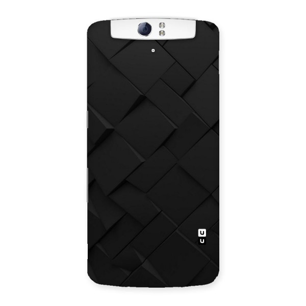 Black Elegant Design Back Case for Oppo N1