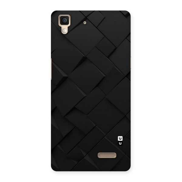 Black Elegant Design Back Case for Oppo R7