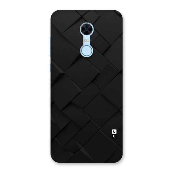 Black Elegant Design Back Case for Redmi Note 5