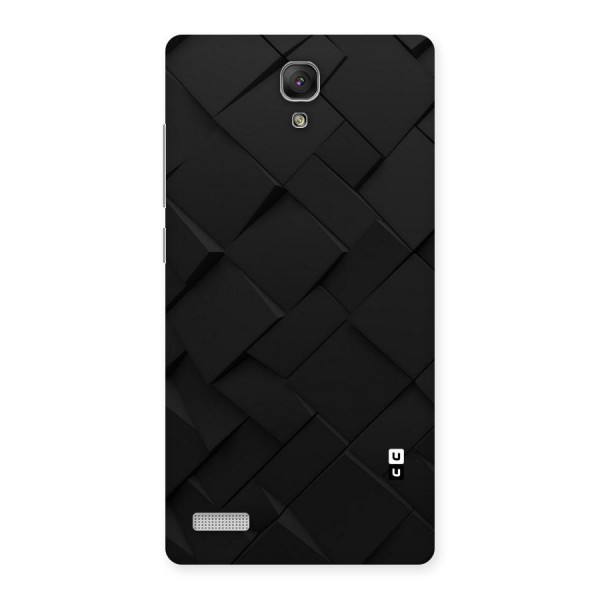 Black Elegant Design Back Case for Redmi Note Prime